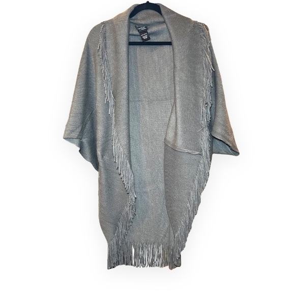 Layers by Liz Den Fringe Shrug Sweater Cardigan - Picture 2 of 5